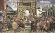 Sandro Botticelli Punishment of the Rebels (mk36) oil painting artist
